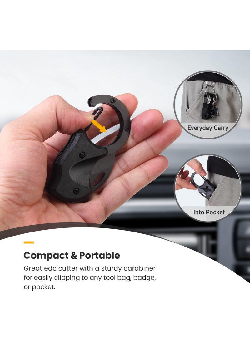 Compact Carabiner Knife with 1.34