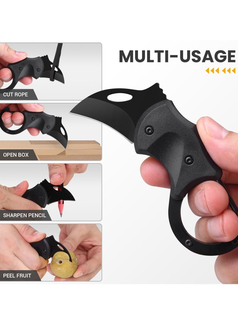 Compact Carabiner Knife with 1.34