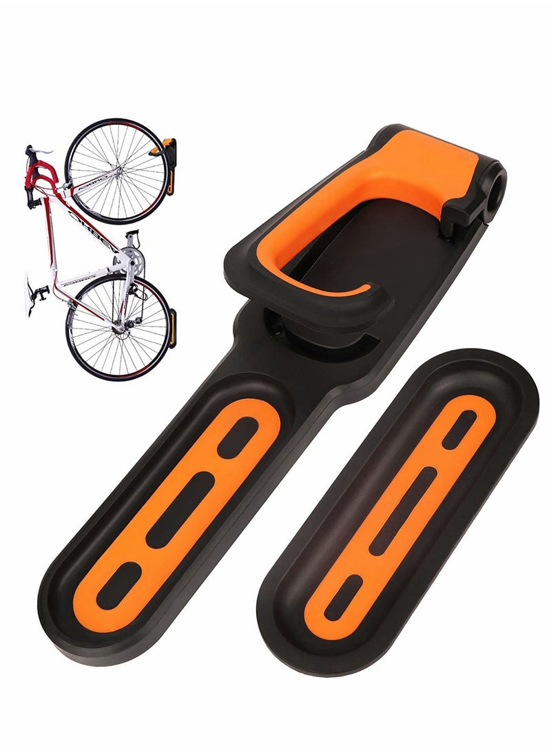 Bike Rack Garage Adjustable Wall Mount Hanging Mountain Hybrid Bicycles Storage