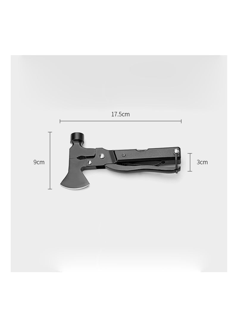 16-in-1 Mini Lightweight Multipurpose Axe - Essential Camping Gear, Unique Gifts for Men & Dads, Versatile Survival Tools, Outdoor Hiking Accessories, Perfect for Camping Adventures.