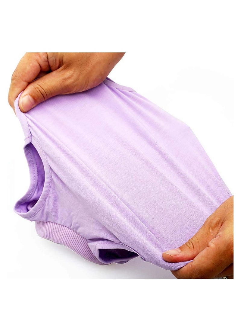 Cat Professional Recovery Suit Surgical Shirt for Abdominal Wounds Bandages Cone E-Collar Alternative Cats After Surgery Medical Suit Soft Pets Clothing Indoor