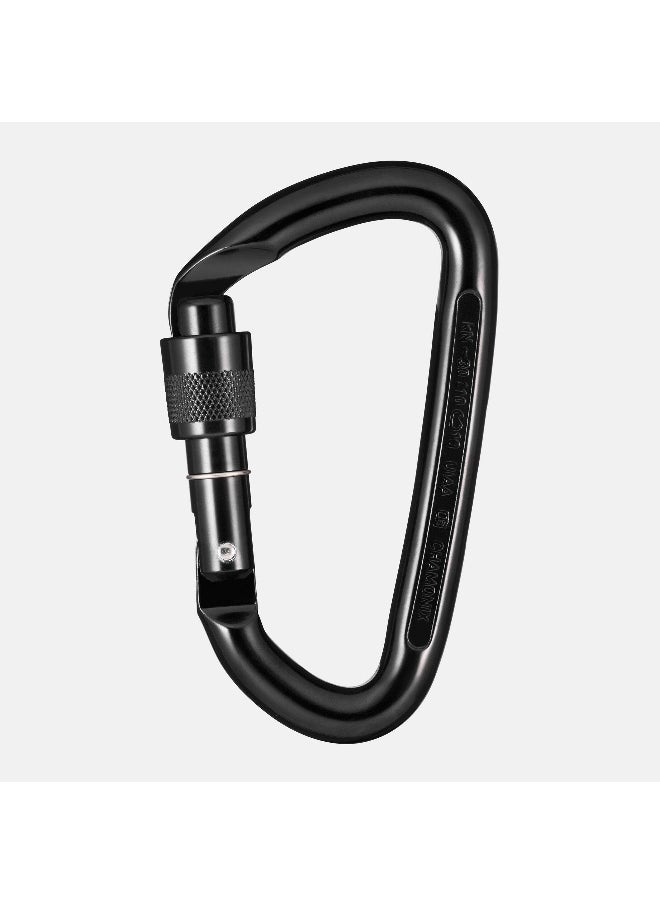 SCREWGATE CARABINER 3000 SECURE - BLACK