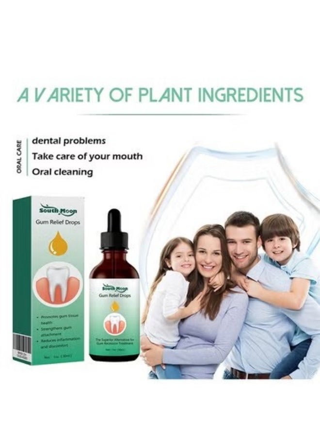 Gum Repair Drops 30ml, Rejuvenate Your Gums Drops, Natural Gum Restore Drops, Gum Regrowth for Receding Gums Drops, Gum Therapy Drops, Gingival Repair Drops, Gum Regrowth Drops, Oil Pulling for Gums