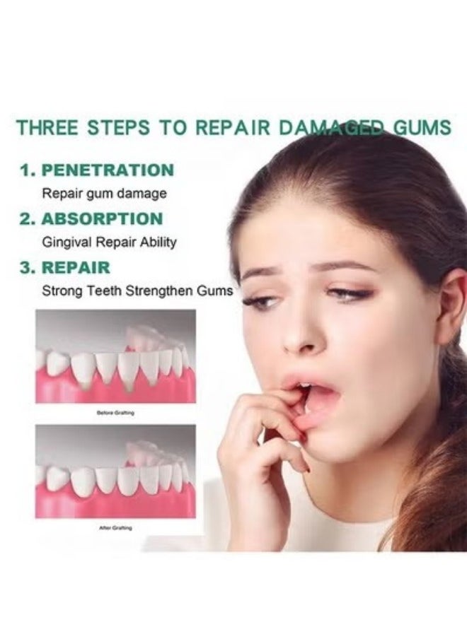 Gum Repair Drops 30ml, Rejuvenate Your Gums Drops, Natural Gum Restore Drops, Gum Regrowth for Receding Gums Drops, Gum Therapy Drops, Gingival Repair Drops, Gum Regrowth Drops, Oil Pulling for Gums