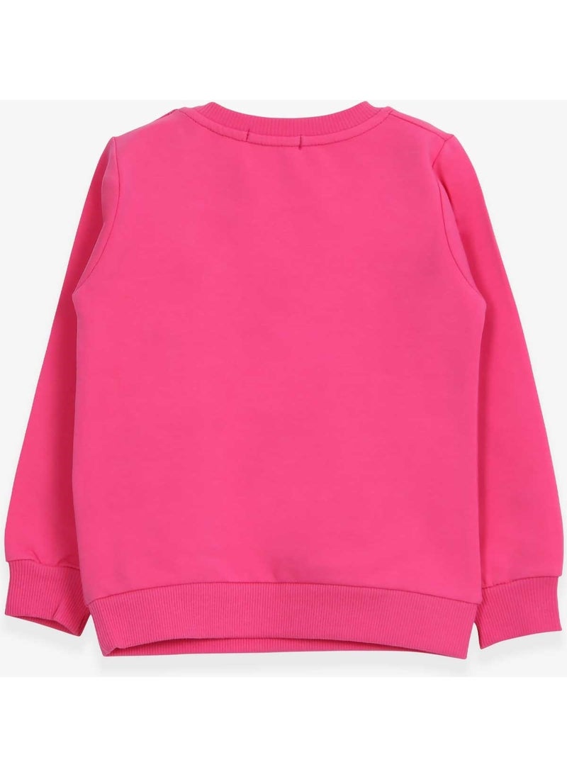 Girl's Sweatshirt Unicorn Printed Pink (Age 2-6)