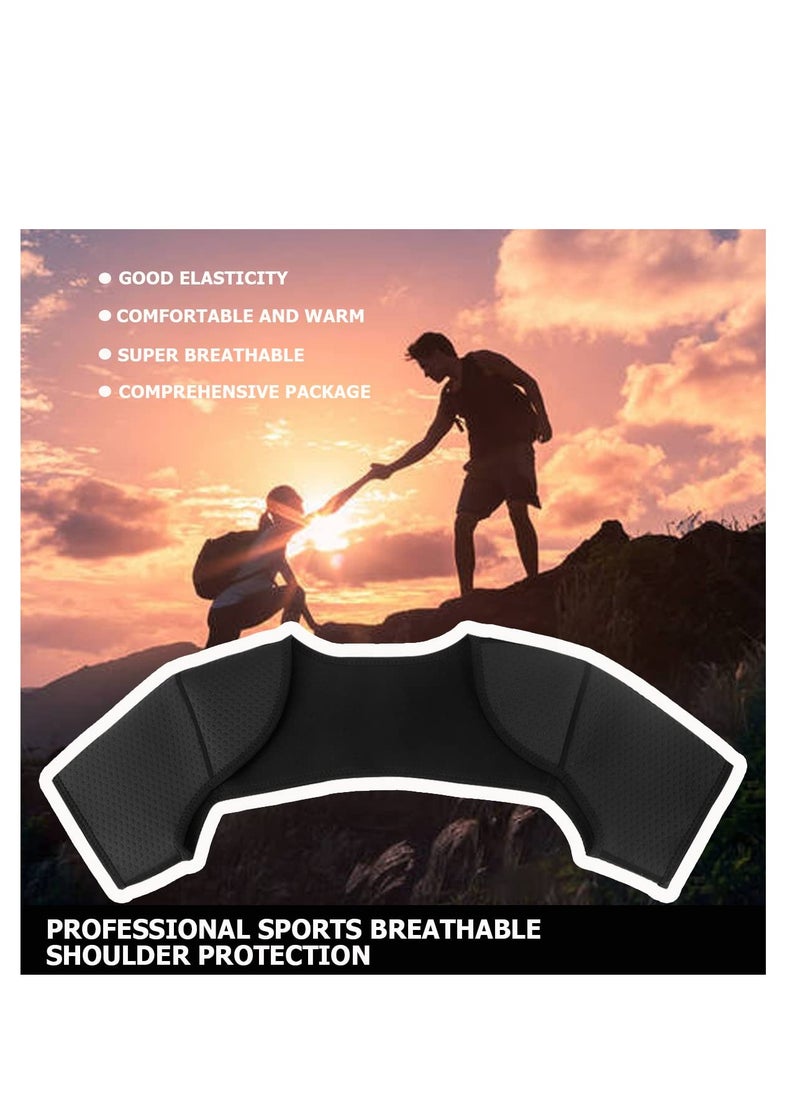 Durable Double Shoulder Brace - Comfortable and Breathable Sports Support for Chronic Tendinitis Relief, Ideal for Sleeping, Lifting, and Sports Activities (Medium Size)