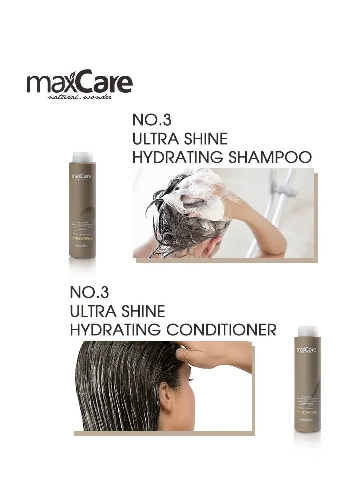 Maxcare Natural Keratin Smoothing Treatment Step 2 – 1000ml Professional Anti-Frizz Hair Solution