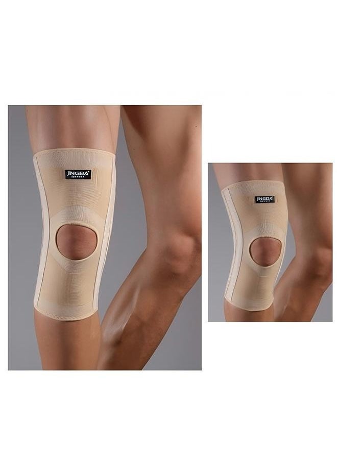 JINGBA Sports Knee Pads Outdoor Spring Support Protective Gear Mountaineering Basketball Football Running Fitness Suitable For Men And Women, Compression Knee Pads Support Pain Relief, Quick Recovery, Meniscus Tear, ACL, MCL, Arthritis, Running, Sports Protection