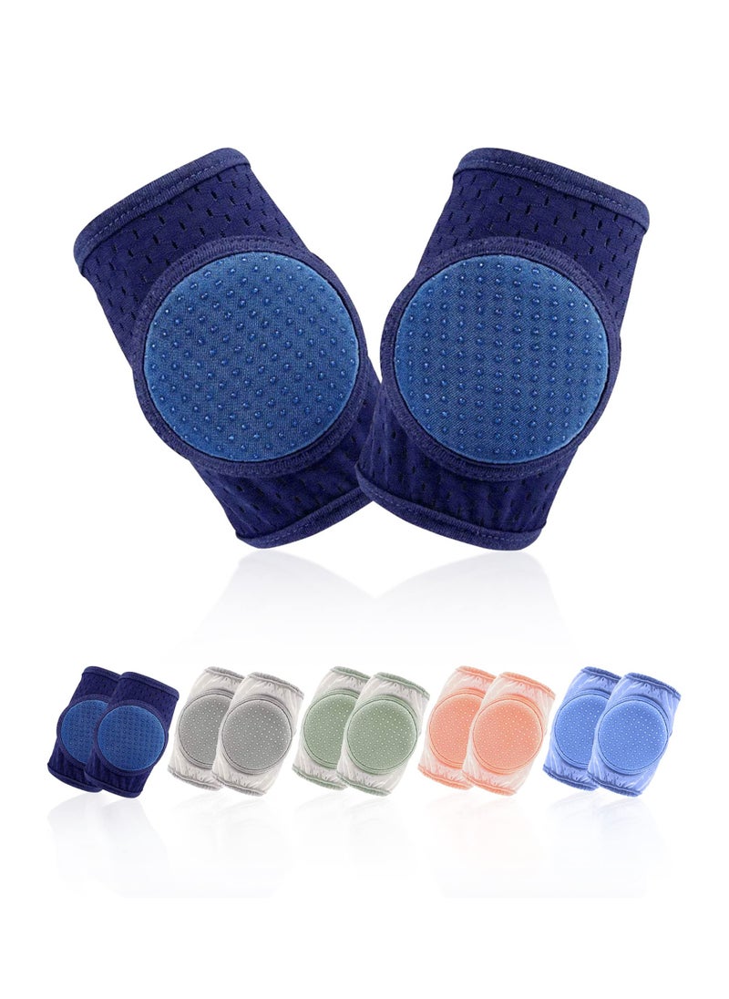 Adjustable Baby Knee Pads for Crawling - 5 Pairs of Protective Leg Warmers for Toddler Boys and Girls, Comfortable and Durable Crawling Support for Little Ones.