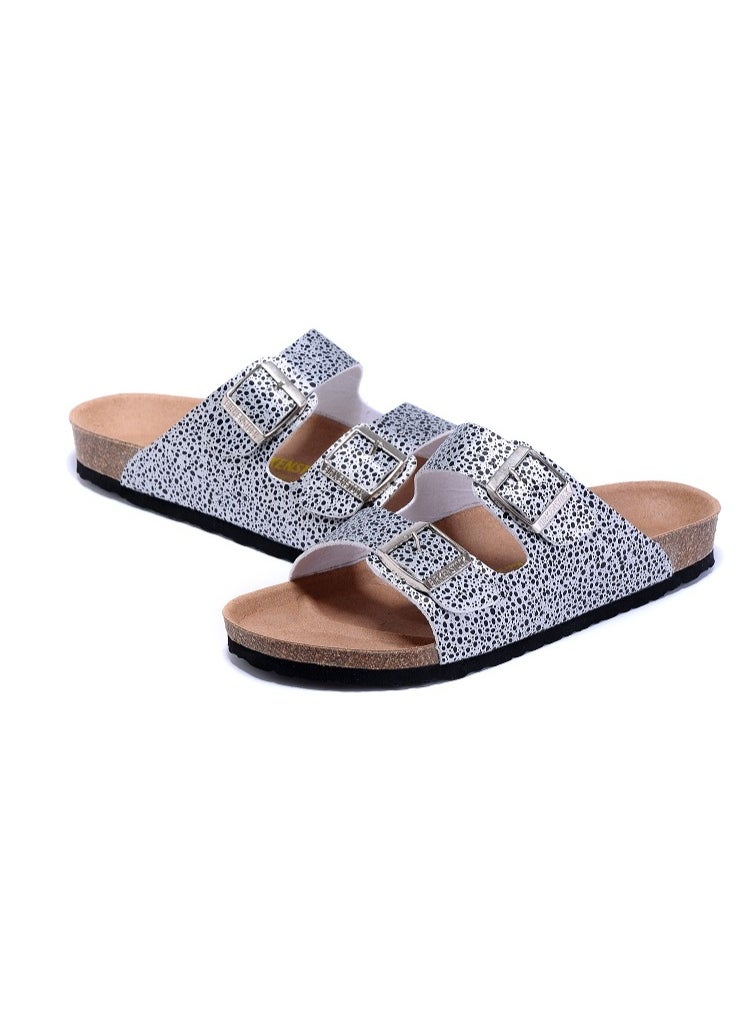 Birko Flor Double Strap Sandals