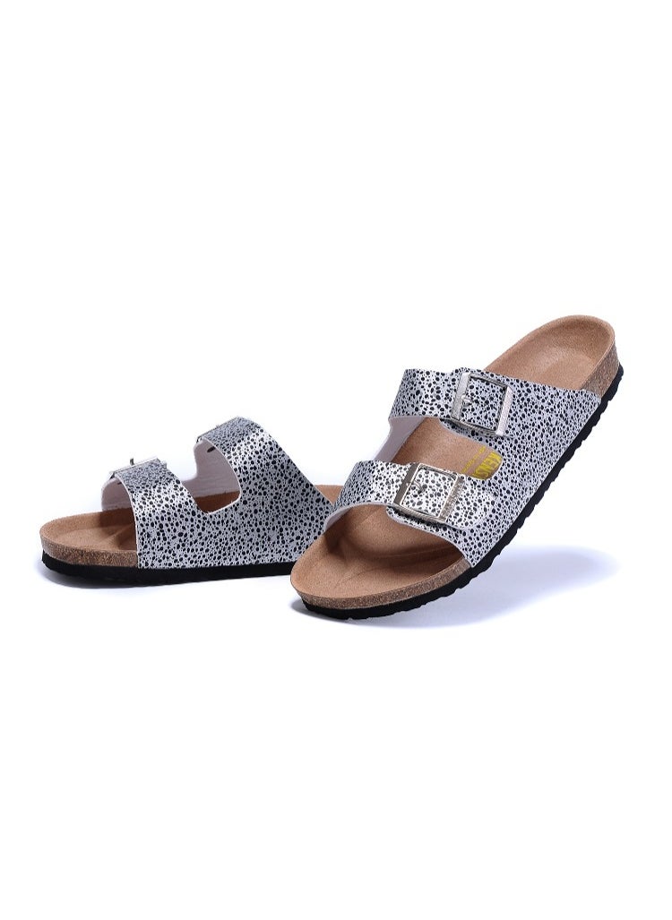 Birko Flor Double Strap Sandals