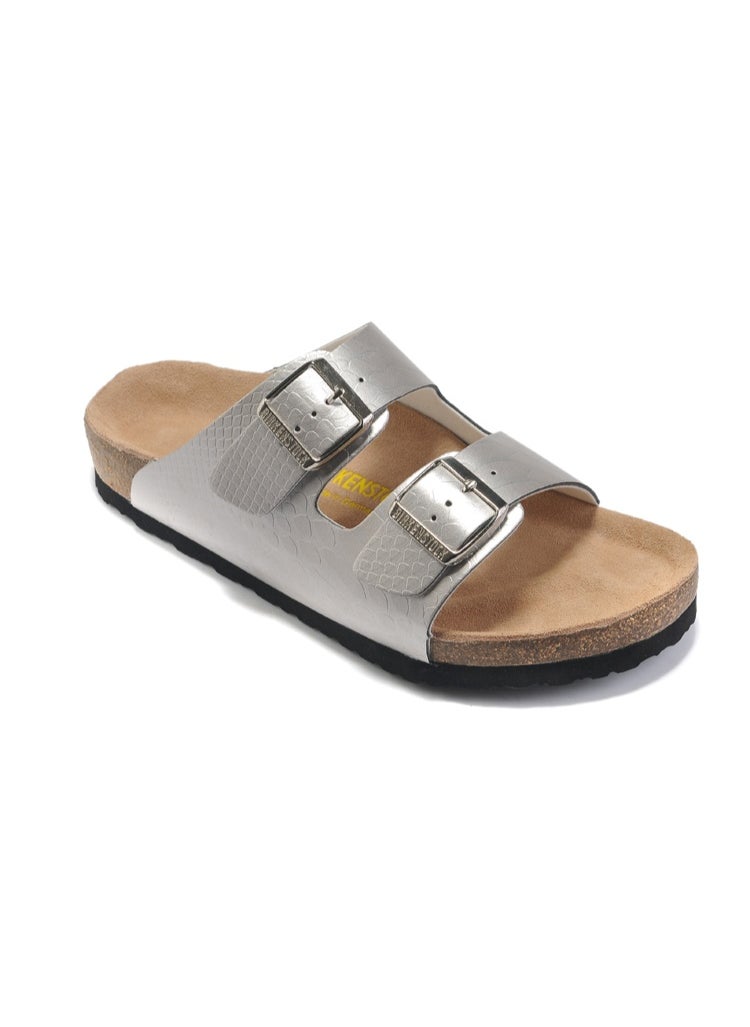 Birko Flor Double Strap Sandals