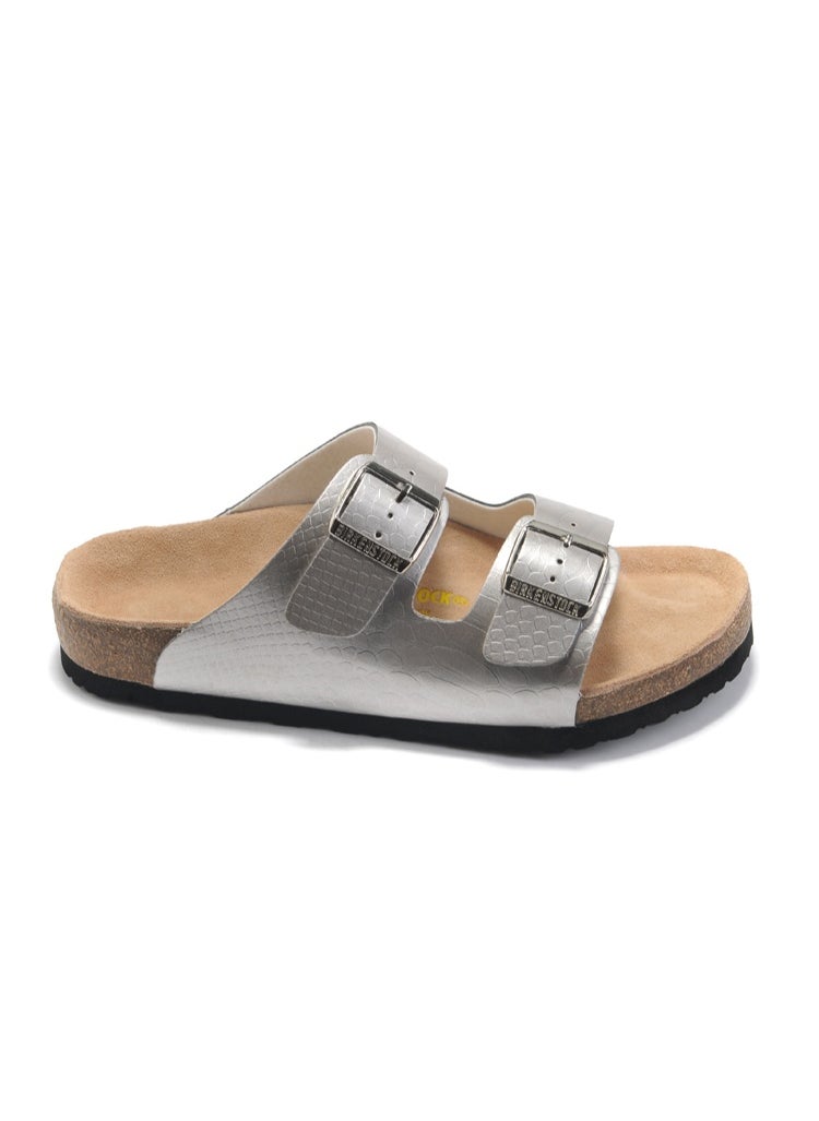 Birko Flor Double Strap Sandals