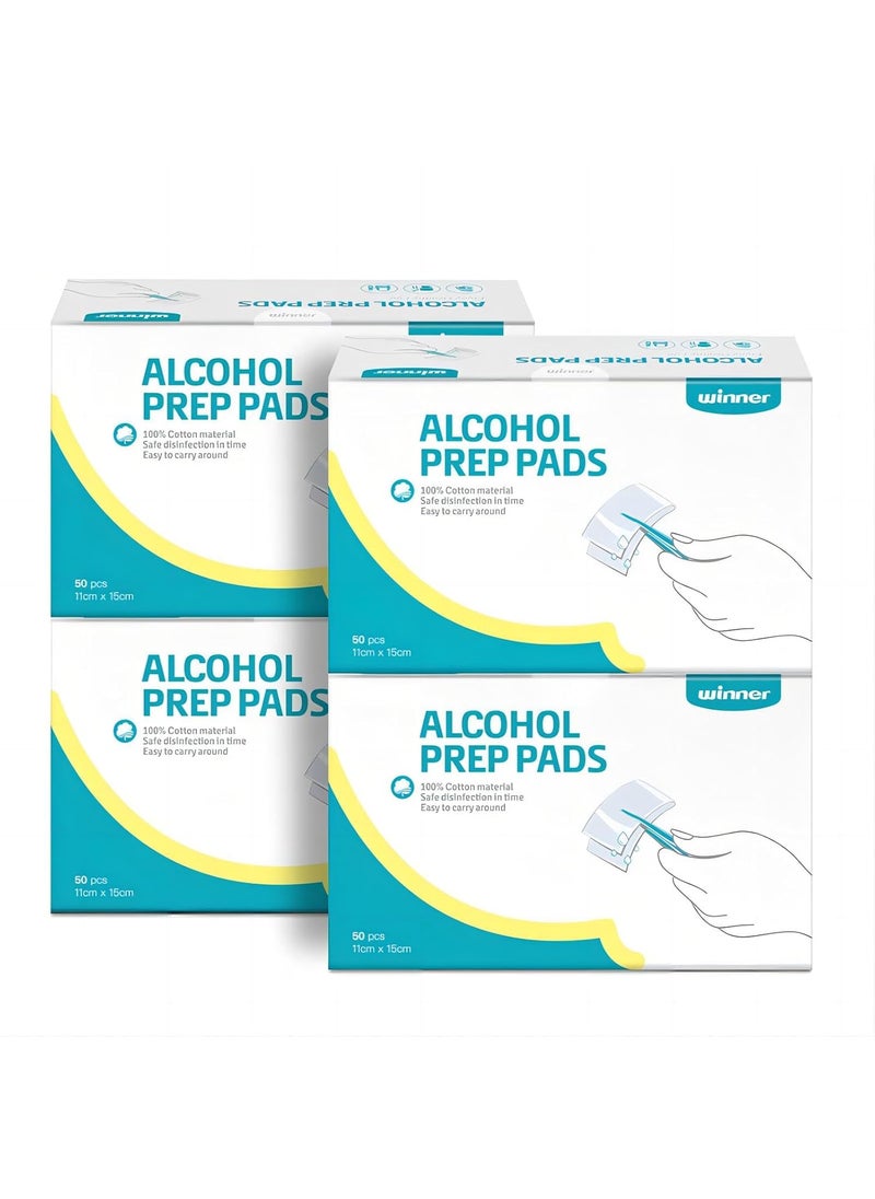 Winner Large Alcohol Prep Pads, 6