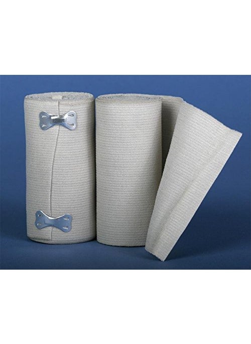 Medline Non-Sterile Sure-Wrap Elastic Bandage with Clips, 2