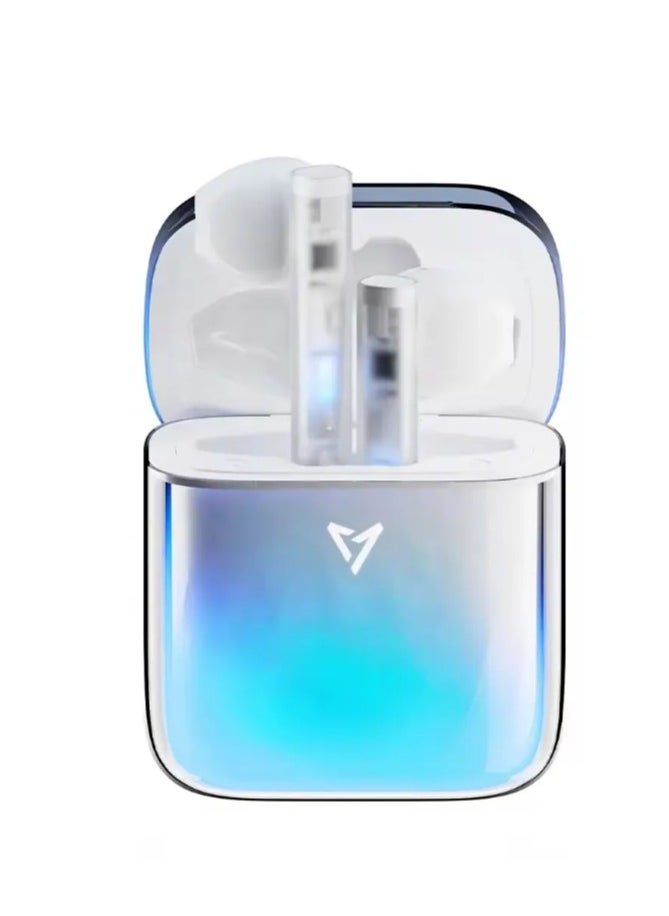 Wireless Bluetooth Earbuds | lighting in the Dark Charging Case | Touch Control | Hi-Fi Sound | Blue