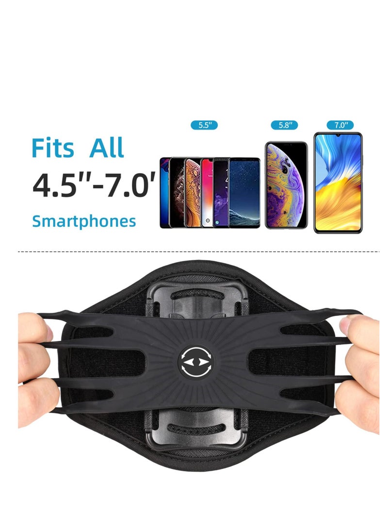 Outdoor backpack strap clip for phone, Detachable Convenient mobile Smartphone Holder Shoulder Strap Hiking, Alpinism, Climbing, Traveling