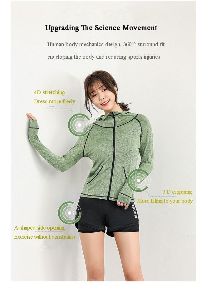 Workout Outfits Women 5 Piece Sportwear  Yoga Clothing Set High Waist Leggings Quick-Dry Short Sleeves Sets for Outfits, Yoga, Running, Gym Fitness Tracksuit