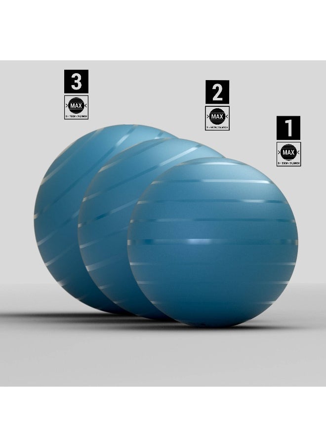 Gym Ball / Swiss Ball Size 2 - 65 cm - Turquoise