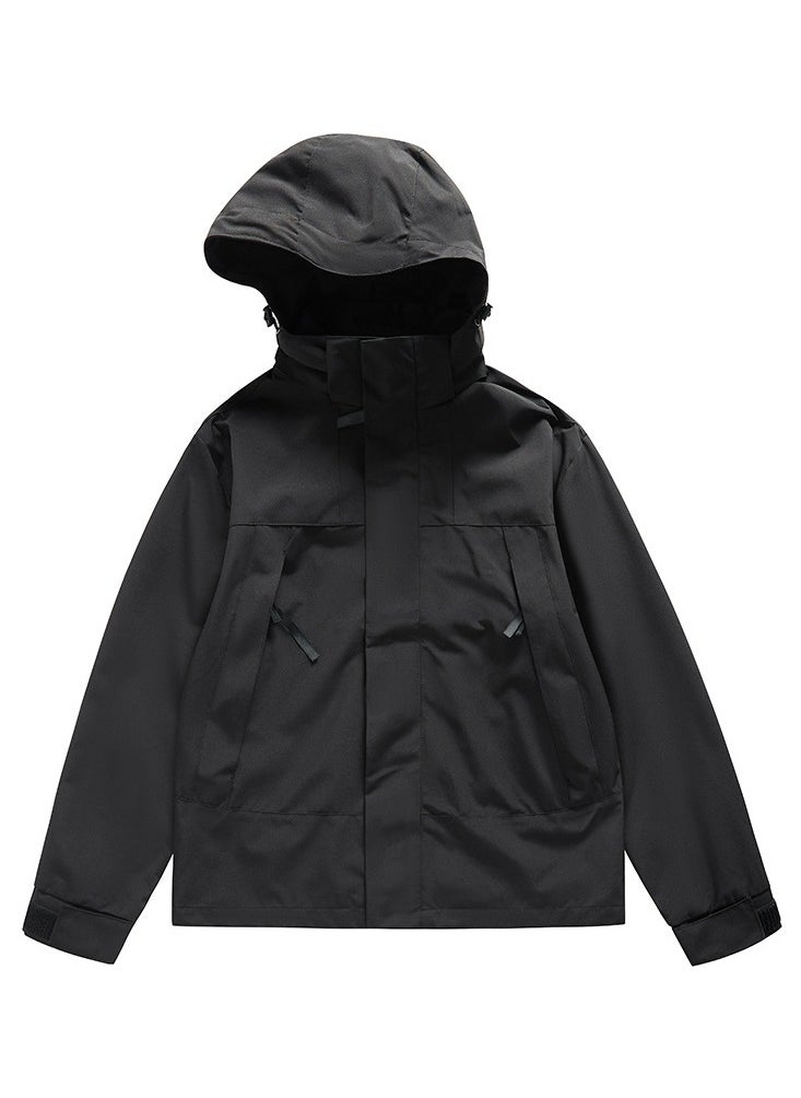 Outdoor Stormtroopers Couples Casual Coat Color Matching Hooded top Breathable Windproof Waterproof Antifouling Climbing Clothing