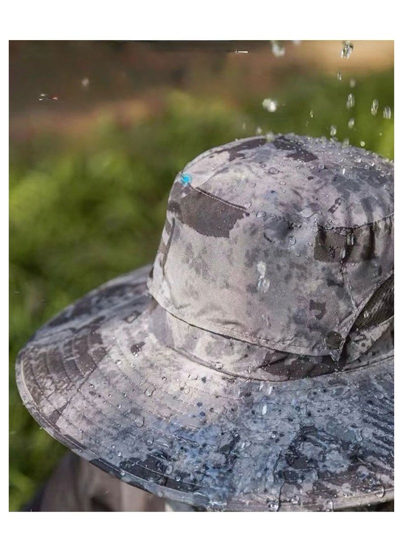 Adjustable Sun Hat with Solar-Powered Fan - USB Rechargeable, 6-9 Hours Duration
