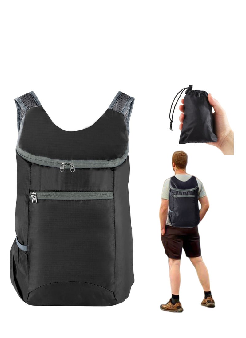 Ultra Lightweight Foldable Backpack, Small Water Resistant Rucksack Travel Daysack for Outdoor Sport Travelling Walking Hiking Camping Biking