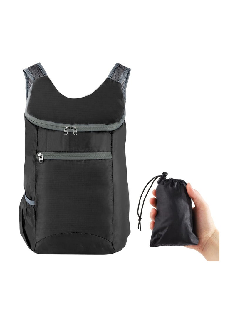 Ultra Lightweight Foldable Backpack, Small Water Resistant Rucksack Travel Daysack for Outdoor Sport Travelling Walking Hiking Camping Biking