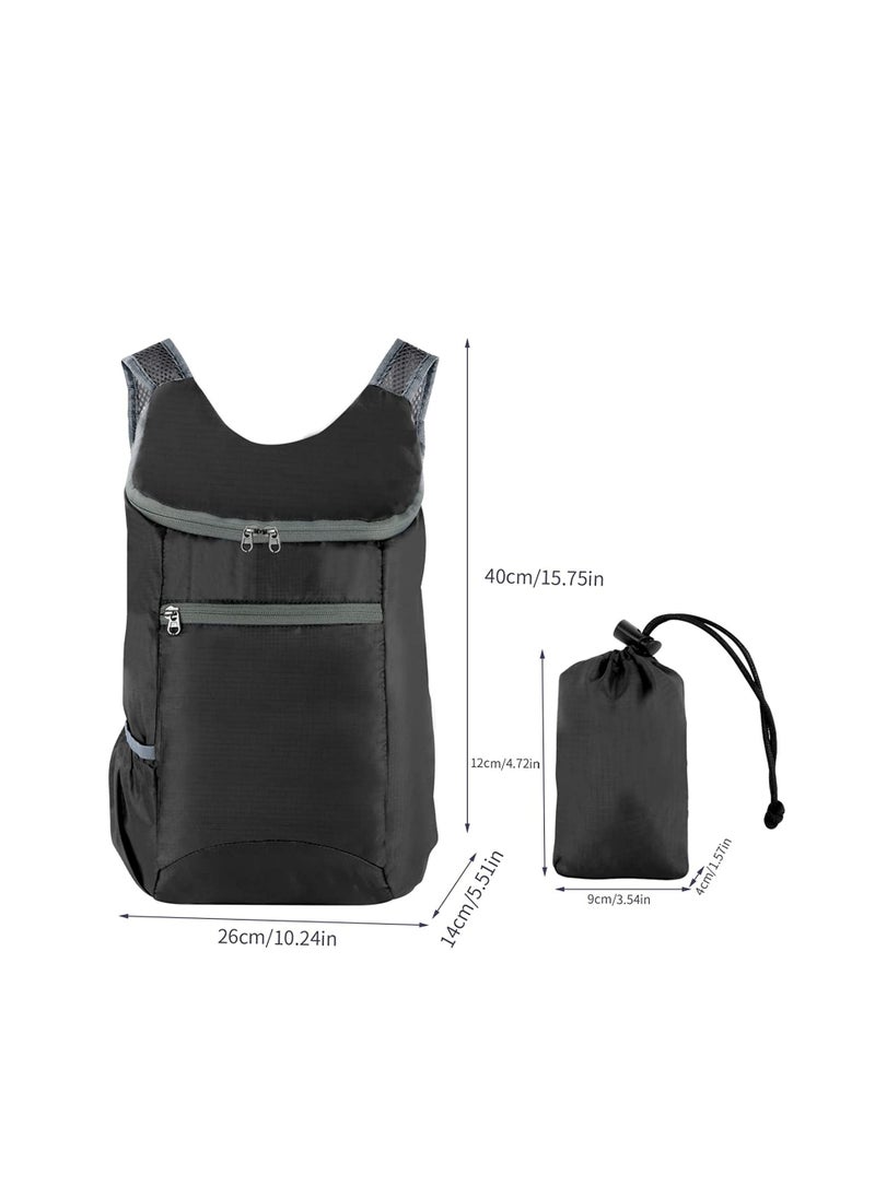 Ultra Lightweight Foldable Backpack, Small Water Resistant Rucksack Travel Daysack for Outdoor Sport Travelling Walking Hiking Camping Biking