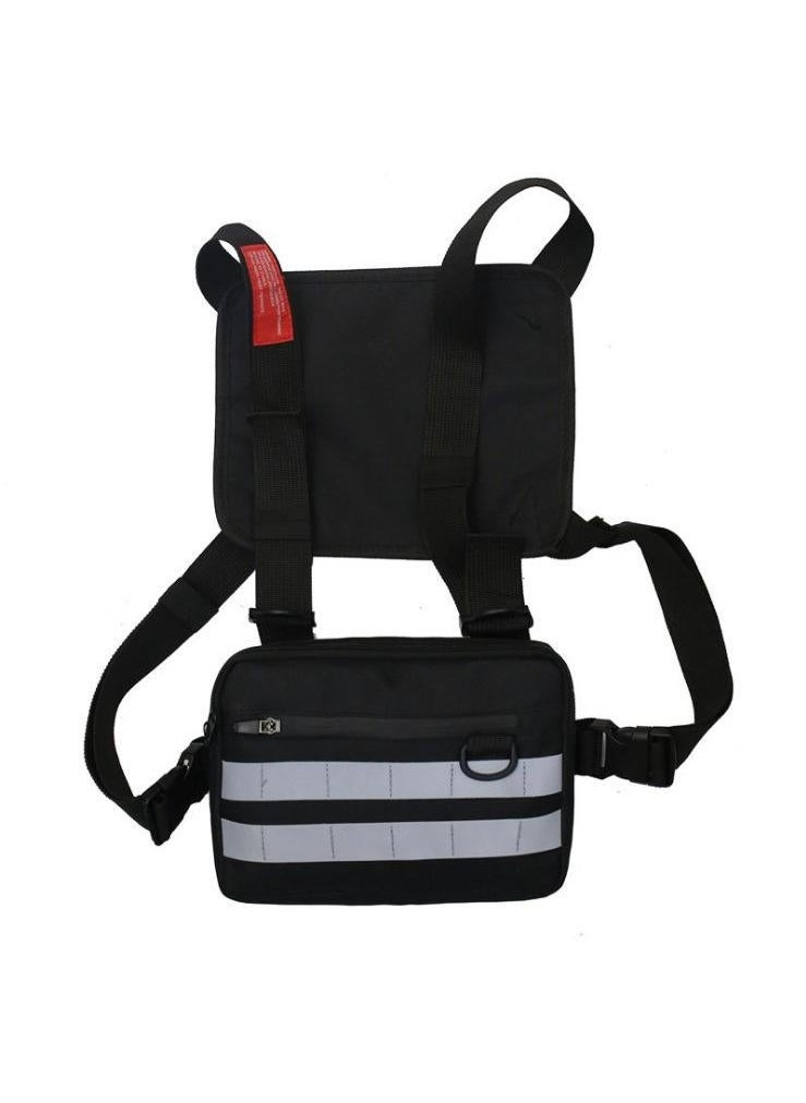 Outdoor multifunctional chest bag, waterproof and wear-resistant mountaineering mobile phone sports bag