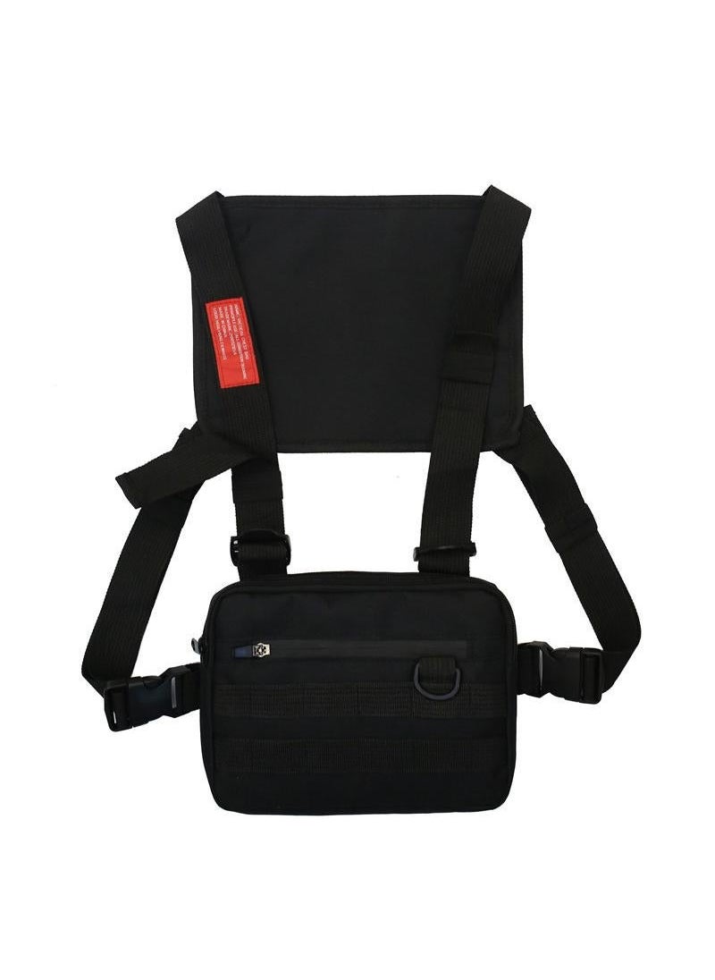 Outdoor multifunctional chest bag, waterproof and wear-resistant mountaineering mobile phone sports bag