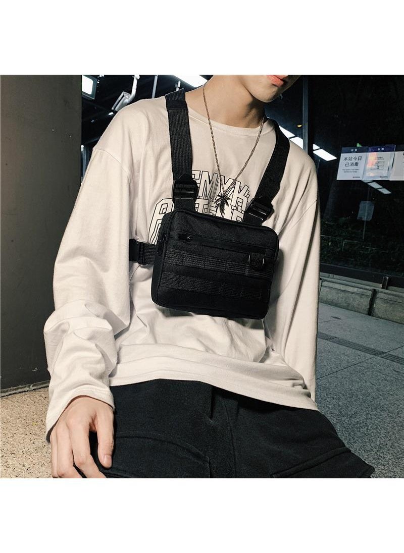 Outdoor multifunctional chest bag, waterproof and wear-resistant mountaineering mobile phone sports bag