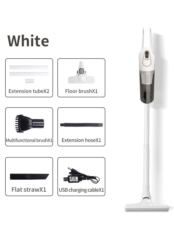 Cordless Vacuum Cleaner for Home, Rechargeable Lightweight Handheld Stick Vacuum with Strong Suction for Pet Hair, Carpet and Hard Floor
