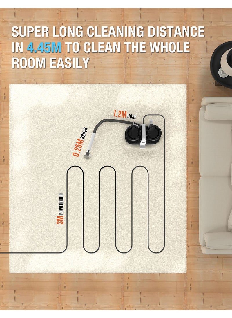 Portable Handheld Corded Spot Wet and Dry Dirty Carpet Washer Fabric Sofa Cleaning Machine