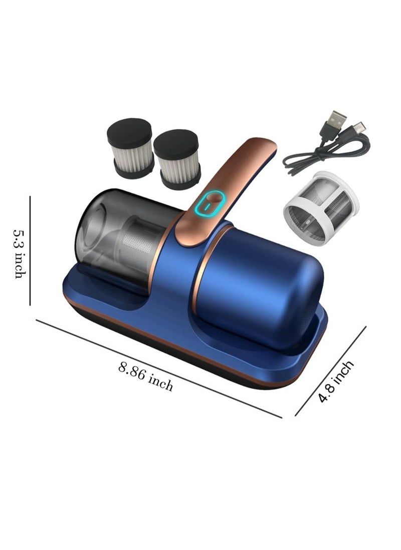 Vacuum Cleaners for Household Purposes, Handheld Mattress Vacuum Cleaner, Cordless Handheld Bed Vacuum Cleaner with Hepa, Effectively Clean Up Bed Sheet Pillow Couch