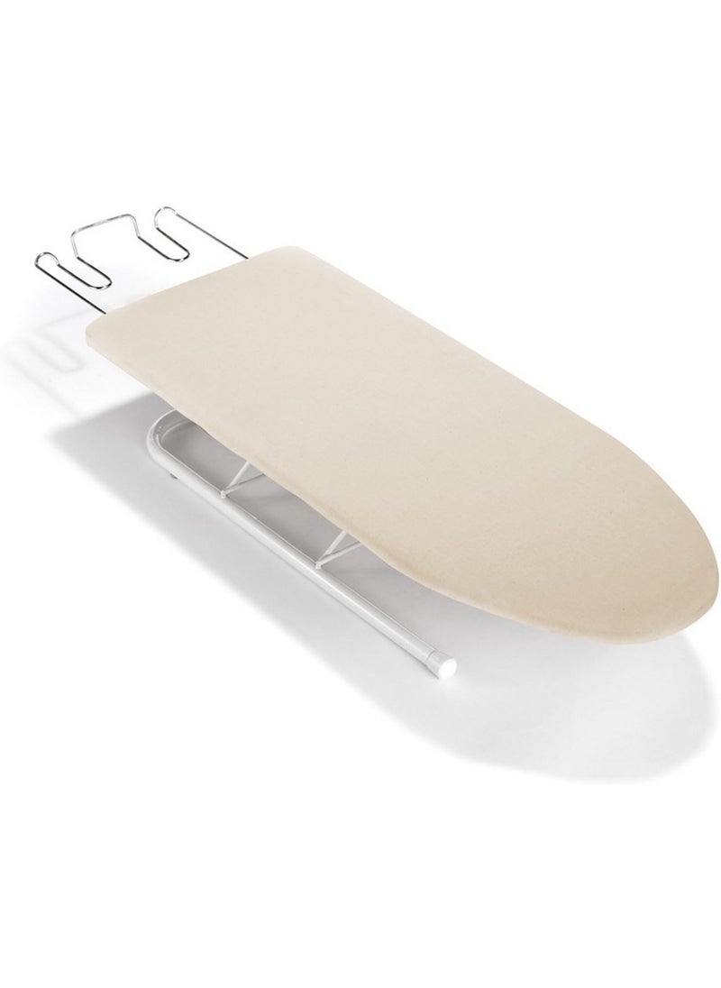 Polder 1232-82 Tabletop Ironing Board with Pullout Iron Holder & Cotton Cover – Collapsible, Compact, & Portable Ironing Board