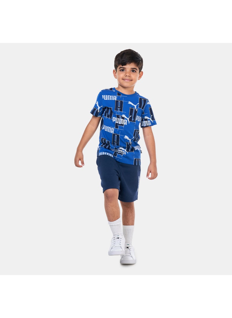 Kids' Essentials+ Logo Lab Allover Print T-Shirt
