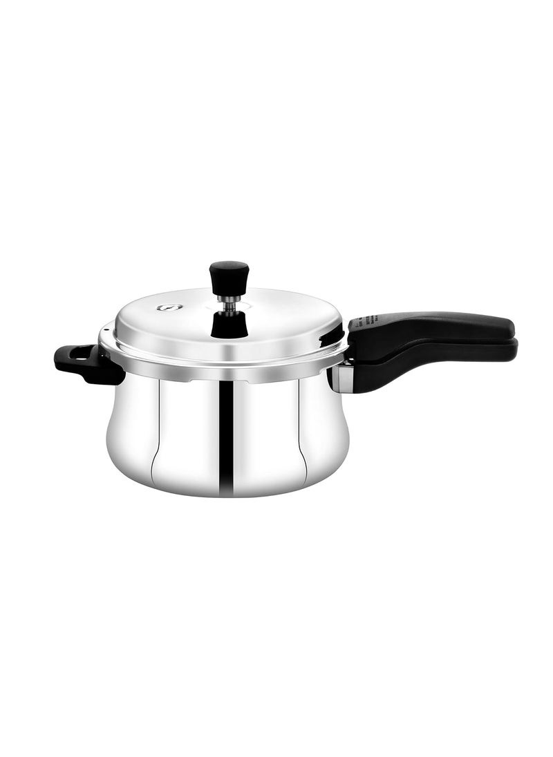 HOK TriPly Pressure Cookware Belly 15L Even Heat Distribution Induction Compatible Quick and Efficient Cooking Rice Cooker Stainless Steel Cooking Pot Multicooker