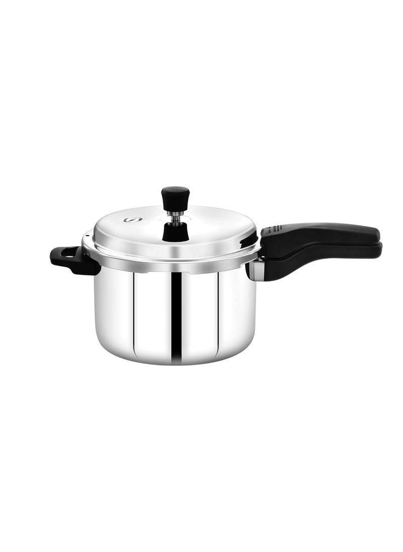 HOK TriPly Pressure Cookware Straight 15L Even Heat Distribution Induction Compatible Quick and Efficient Cooking Rice Cooker Stainless Steel Cooking Pot Multicooker