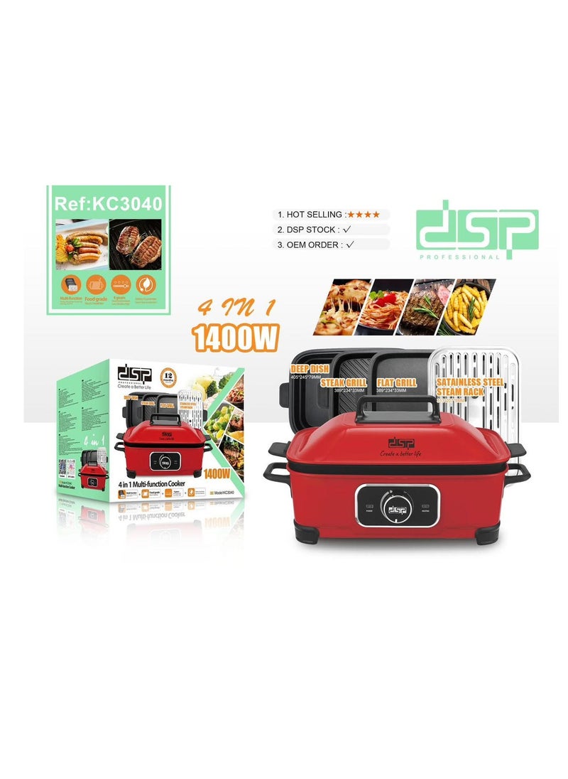 DSP Electric cooking pot - Multicooker - 4in1 - KC3040
