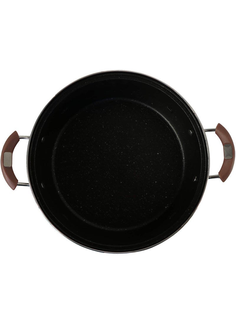 Shelzi Korean MultiFunction Household Electric Cooker Vacuum Suspension Pot Round Wok Electric Hot Pot NonStick Frying pan Noodle Frying stew steam Cooker