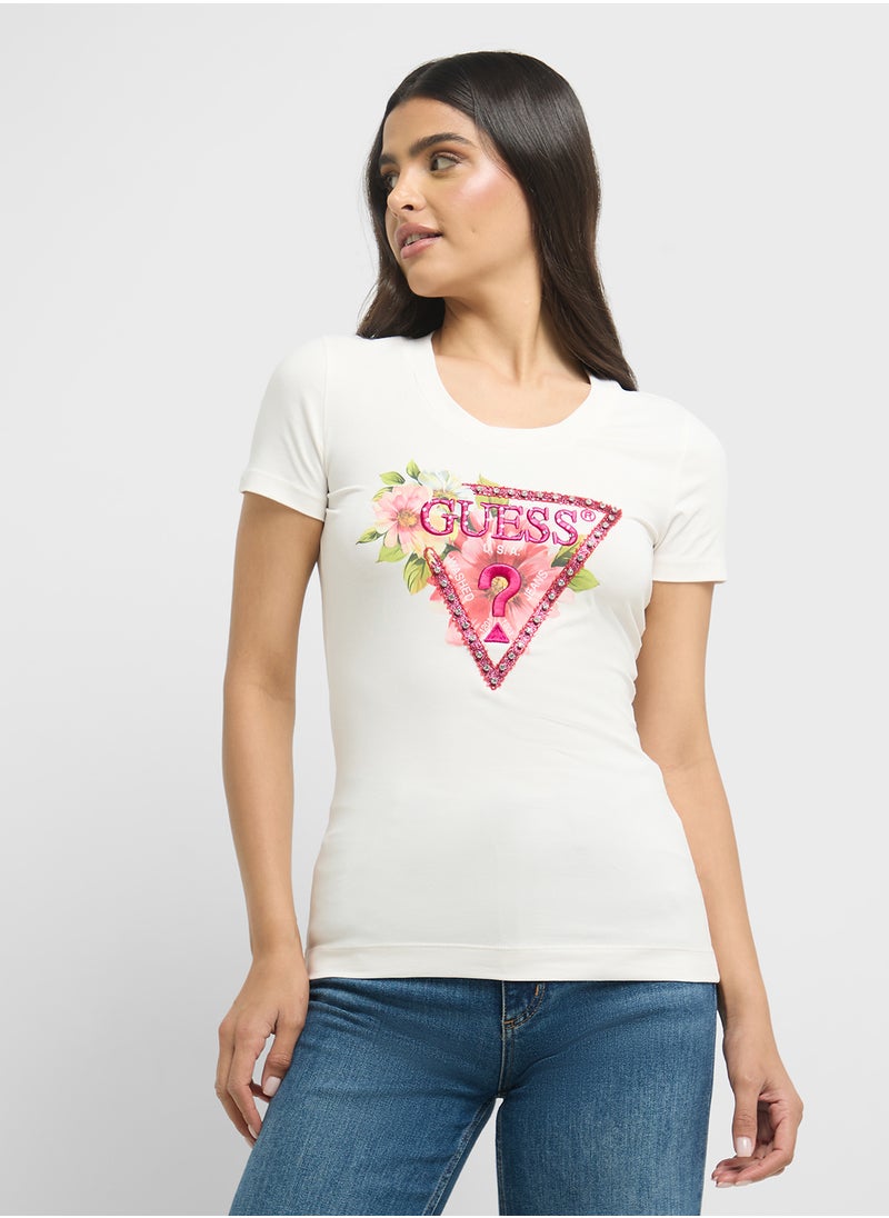 Triangle Beads T-Shirt