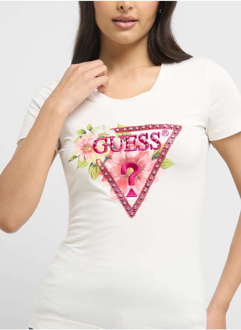 Triangle Beads T-Shirt