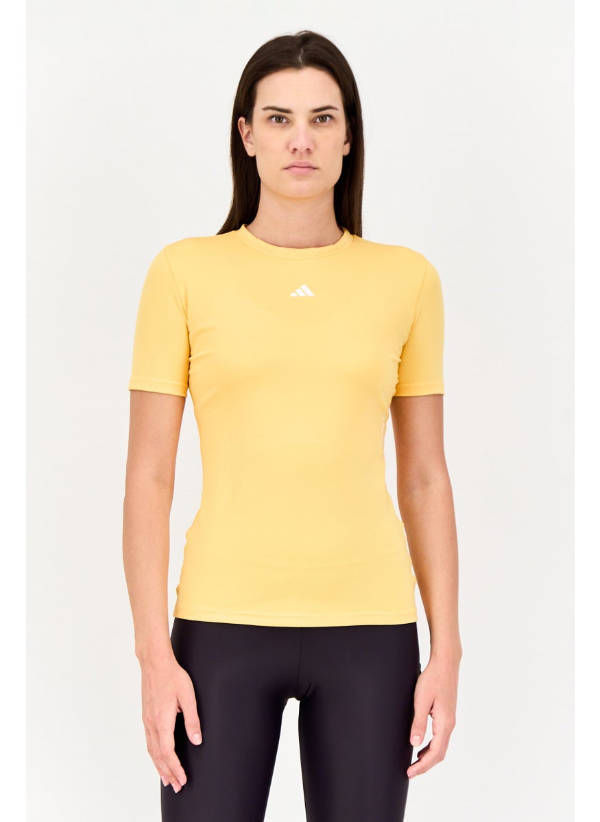 Women Tech Fit Short Sleeve Training T-Shirt, Orange