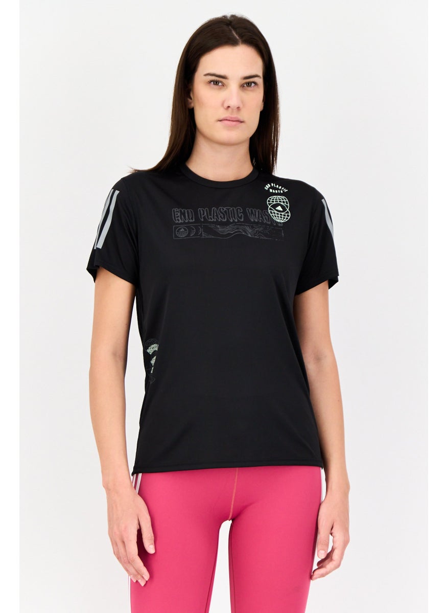 Women Sportswear Fit Training Top, Black