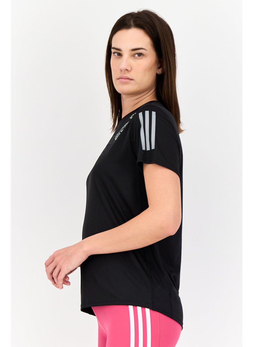 Women Sportswear Fit Training Top, Black