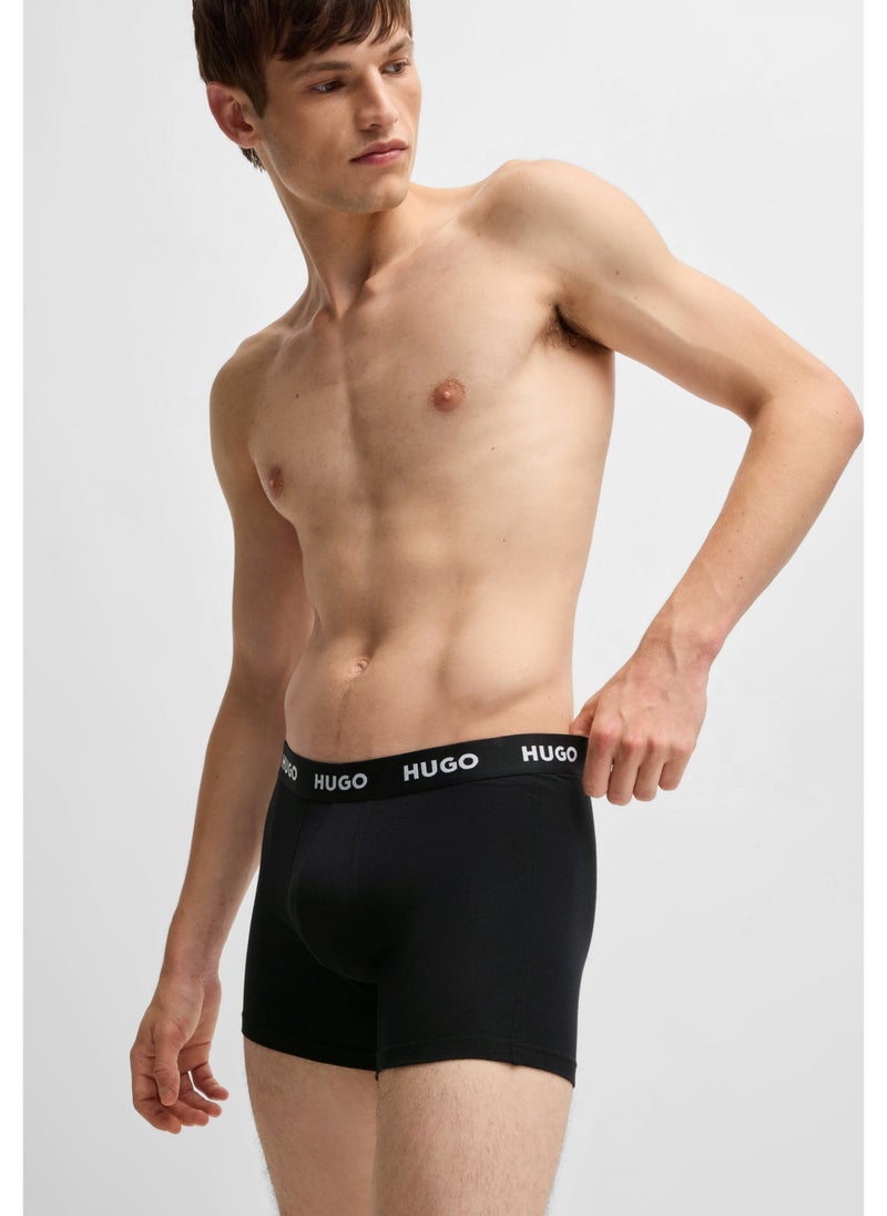 Three-pack of longer-length stretch-cotton boxer briefs