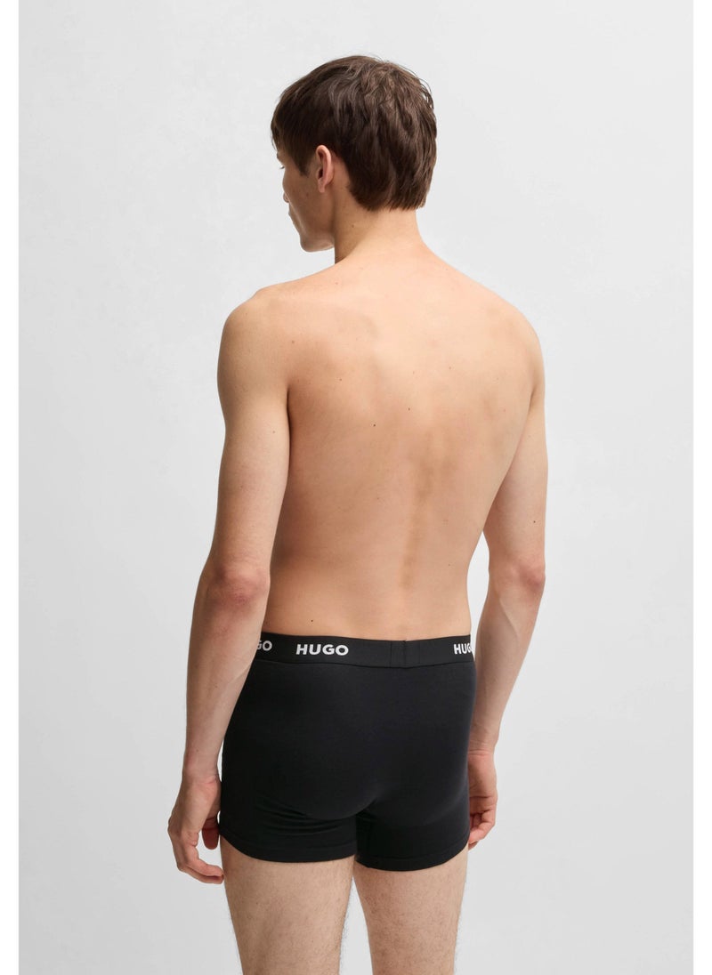 Three-pack of longer-length stretch-cotton boxer briefs