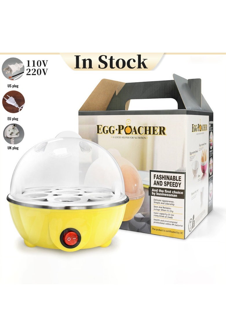 Kitchen multifunctional double-layer egg steamer: transparent lid, simple operation, multi-purpose in one machine, a good helper for healthy cooking