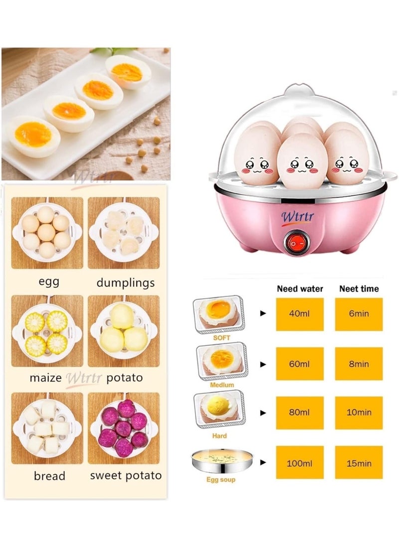 Egg Cooker,Multifunctional Egg Boiler Electric, Egg Steamer Maker, Egg Cooker Rapid with Auto Shut Off Feature
