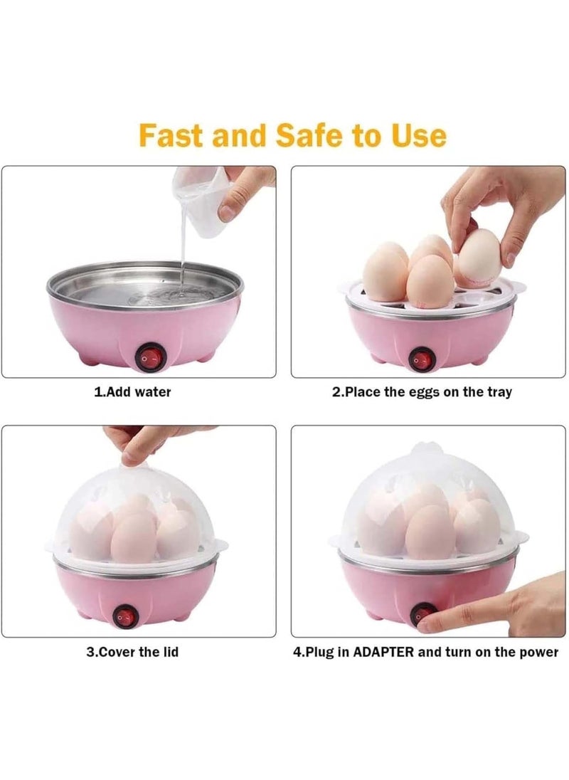 Egg Cooker,Multifunctional Egg Boiler Electric, Egg Steamer Maker, Egg Cooker Rapid with Auto Shut Off Feature